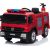Lean Cars Firefighter Truck Electric Ride On Car - Red Bērnu elektriskie traktori un kravas auto 