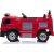 Lean Cars Firefighter Truck Electric Ride On Car - Red Bērnu elektriskie traktori un kravas auto 