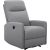 Recliner armchair KATY electric, light grey