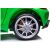 Mercedes GTR elektriskais vienvietīgais pasažieru automobilis, zaļš