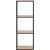 Sienas plaukts SEAFORD 24x37xH108cm, ozols