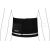 waist trimmer belt AVENTO 44SI adjustable S/M Black/Silver grey Принадлежности для фитнеса