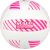 Volleyball ball AVENTO 16VF Pink/White PVC leather
