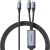 Cable Speedy USB-C do USB-C + Lightning Joyroom SA21-1T2/ 100W / 1.5m (black)