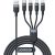 USB  data cable Joyroom  S-1T4018A18 4in1 USB-C / Lightning / 3.5A /1.2m  (black)