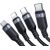 USB cable Joyroom S-1T4018A18, 4 in 1, 3.5A/Cable 1,2m (black)