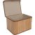 Basket MAX BAMBOO 28x20xH18cm, with a lid