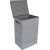 Laundry basket MAX MILO 40x30xH60cm, light grey