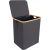 Laundry basket MAX GREY 45x36xH54cm, dark grey