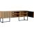 TV table HAMPTON 160x40xH60cm, melamine with oak bark