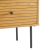 Night stand LINE with 2-drawers 50x40xH50cm, melamine with oak bark