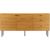 Sideboard LINE 150x40xH74cm, melamine with oak bark
