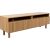 TV table SUNNY 150x40xH50cm, melamine oak