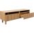 TV table SUNNY 150x40xH50cm, melamine oak