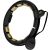 Vingrošanas riņķis HHM13 HULA HOOP BLACK/GOLD MAGNETIC WITH WEIGHT + COUNTER HMS