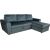 Corner sofa bed INGMAR green velvet