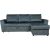 Corner sofa bed INGMAR green velvet