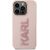 Karl Lagerfeld KLHCP15L3DMBKCP Aizmugurējais Apvalks Priekš Apple iPhone 15 Pro