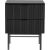 Night stand SEQUENCE with 2-drawers 45x40xH55cm, 3D black