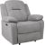 Recline armchair LOWRI electric, grey