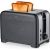 ELDOM TASTY toaster, 7 power levels, defrosting system, black