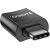 Adapter Hoco UA17 Type-C to USB-A black