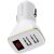 Car charger Borofone BZ11 Speed Map Dual Port white