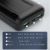 External battery Power Bank Dudao K12PQ+ PD 20W QC 3.0 2xUSB-A/Type-C 20000mAh black