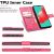 Case Flower Book Samsung A025 A02s rose-red