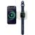Беспроводная зарядка 2in1 Smart Phone, Watch MagSafe 10W белая