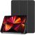iLike iPad Pro 12.9 6th Gen Tri-Fold Eco-Leather Stand Case  Black