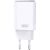 Wall Charger XO L90B, USB-C, PD 20W + QC 3.0 18W (White)