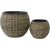 Planter WICKER D40xH32cm, light brown Предметы интерьера и дизайна