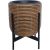 Puku pods WICKER ar stativu 30x30xH38cm, bruns Interjera un Dizaina priekšmeti
