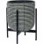 Кашпо WICKER с основанием 30x30xH38cm, серый