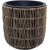 Кашпо WICKER D27xH28cm, светло-коричневый Предметы интерьера и дизайна