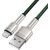 USB cable for Lightning Baseus Cafule, 2.4A, 1m (green)