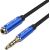 TRRS 3.5mm Male to 3.5mm Female Audio Extender 1.5m Vention BHCLG Blue