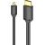 HDMI-D Male to HDMI-A Male 4K HD Cable 3m Vention AGIBI (Black)