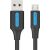 USB 2.0 A to Micro-B 3A cable 0.5m Vention COLBD black