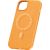 Magnetic Phone Case for iPhone 15 Plus Baseus Fauxther Series (Orange)