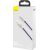 USB cable for Lightning Baseus Cafule, 2.4A, 1m (purple)