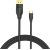 USB-C to DisplayPort 8K HD Cable 1.5m Vention CGYBG (Black)