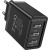 Wall charger 3x USB Vention FEAB0-EU, 2.4A, 12W (black)