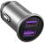 Dual Port Car Charger Vention FFEH0 USB A+A(30/30) Gray