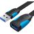 Flat USB 3.0 extender Vention VAS-A13-B200 2m Black