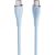 USB-C 2.0 to USB-C 5A Cable Vention TAWSG 1.5m Light Blue Silicone
