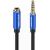 TRRS 3.5mm Male to 3.5mm Female Audio Extender 5m Vention BHCLJ Blue