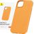 Phone Case for iPhone 15 Plus Baseus Fauxther Series (Orange)