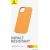 Phone Case for iPhone 15 Plus Baseus Fauxther Series (Orange)